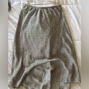 American Eagle long polkadot skirt